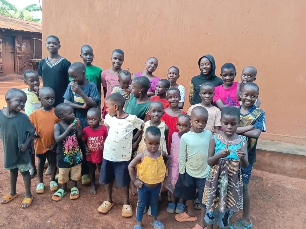 Children of the Uganda Children's Ministry gathered together